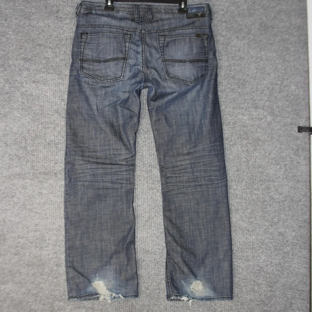 Buffalo David Bitton‎ Driven Jeans Mens 36 Blue Distressed Denim W36 L30.5